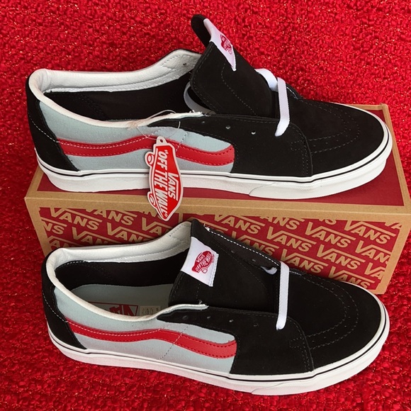 Vans Sk8-Low 2-Tone Black/Winter Sky MENS - Picture 2 of 16